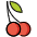 Cherries Emoji from OpenMoji Emoji Set