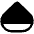 Chestnut High Contrast Emoji from Fluent Emoji High Contrast Set