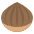 Chestnut Emoji from EmojiTwo Colors Set