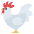Chicken Emoji from EmojiTwo Colors Set