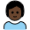 Child Dark Skin Tone Emoji from OpenMoji Set