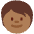 Child Medium Dark Skin Tone Emoji from Twemoji Set