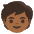Child Medium Dark Skin Tone Emoji from Noto Emoji Set