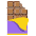 Chocolate Bar Emoji from EmojiTwo Colors Set