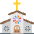 Church Emoji from EmojiTwo Colors Set