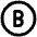 Circle Letter B Icon from Tabler Line Set