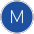 Circled M Emoji from OpenMoji Set