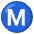 Circled M Emoji from Noto Emoji Set