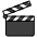 Clapper Board Emoji from OpenMoji Set