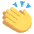 Clapping Hands Emoji from EmojiTwo Colors Set