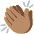 Clapping Hands Medium Skin Tone Emoji from Noto Emoji Set