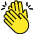 Clapping Hands Emoji from OpenMoji Set