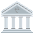 Classical Building Emoji from EmojiTwo Colors Set