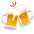 Clinking Beer Mugs Emoji from Noto Emoji Set