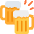 Clinking Beer Mugs Emoji from Twemoji Set