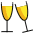 Clinking Glasses Emoji from OpenMoji Set