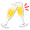 Clinking Glasses Emoji from Noto Emoji Set