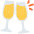 Clinking Glasses Emoji from Twemoji Set