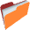 Closed File Folder Emoji from EmojiTwo Colors Set