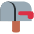 Closed Mailbox With Lowered Flag Emoji from Twemoji Set