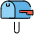 Closed Mailbox With Lowered Flag Emoji from OpenMoji Set