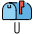 Closed Mailbox With Raised Flag Emoji from OpenMoji Set