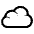 Cloud Emoji from EmojiTwo Black Set