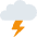 Cloud With Lightning Emoji from Twemoji Set