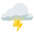 Cloud With Lightning Emoji from Noto Emoji Set