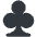 Club Suit Emoji from Twemoji Set