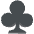 Club Suit Emoji from Noto Emoji Set