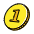 Coin Emoji from OpenMoji Set