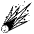 Comet Emoji from EmojiTwo Black Set