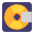Computer Disk Flat Emoji from Fluent Emoji Flat Set