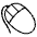 Computer Mouse Emoji from EmojiTwo Black Set