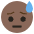 Concerned Face Emoji from EmojiTwo Colors Set