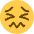 Confounded Face Emoji from Twemoji Set