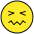 Confounded Face Emoji from OpenMoji Set