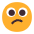 Confused Face Flat Emoji from Fluent Emoji Flat Set