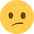 Confused Face Emoji from Twemoji Set
