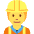 Construction Worker Emoji from Twemoji Set