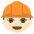 Construction Worker Light Skin Tone Emoji from EmojiTwo Colors Set