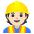 Construction Worker Light Skin Tone Emoji from Noto Emoji Set
