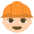 Construction Worker Medium Light Skin Tone Emoji from EmojiTwo Colors Set