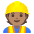 Construction Worker Medium Skin Tone Emoji from Noto Emoji Set