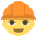 Construction Worker Emoji from EmojiTwo Colors Set