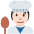 Cook Light Skin Tone Emoji from Twemoji Set