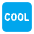 Cool Button Flat Emoji from Fluent Emoji Flat Set