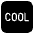 Cool Button Emoji from EmojiTwo Black Set