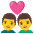 Couple With Heart Man Man Emoji from Noto Emoji Set